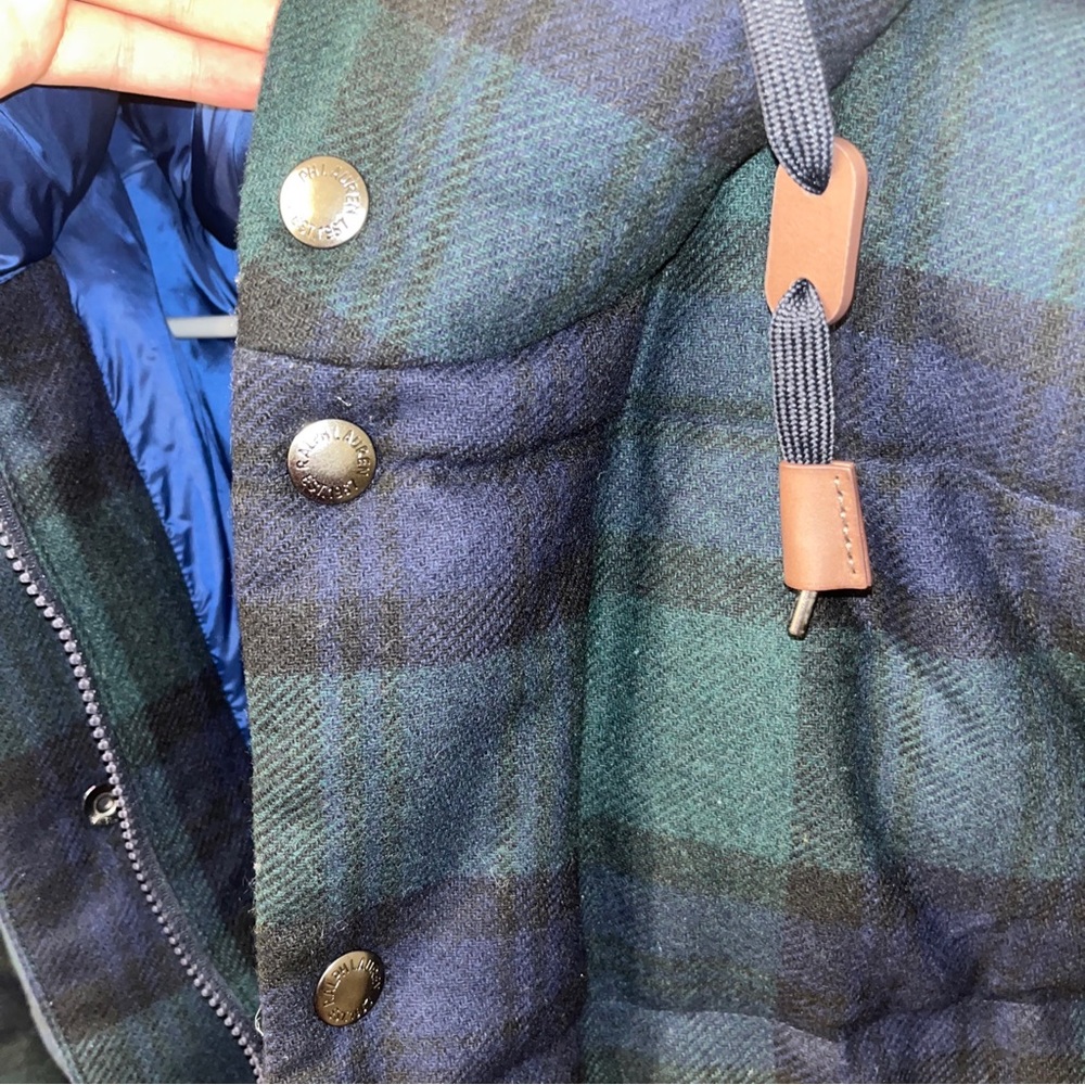 NEW $598 Polo Ralph Lauren Men's Size L Wool Holiday Bomber Tartan Plaid Jacket - Picture 14 of 16